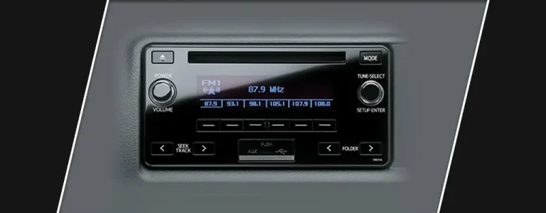 Audio includes Radio and CD Player